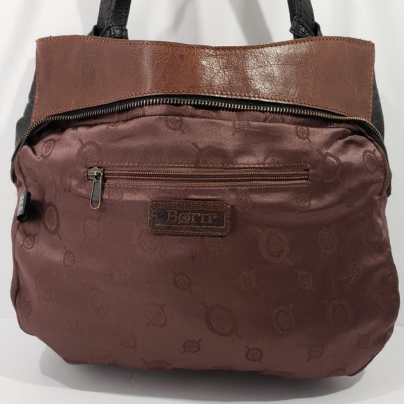 Born Patchwork Leather Shoulder Handbag - Picture 8 of 13